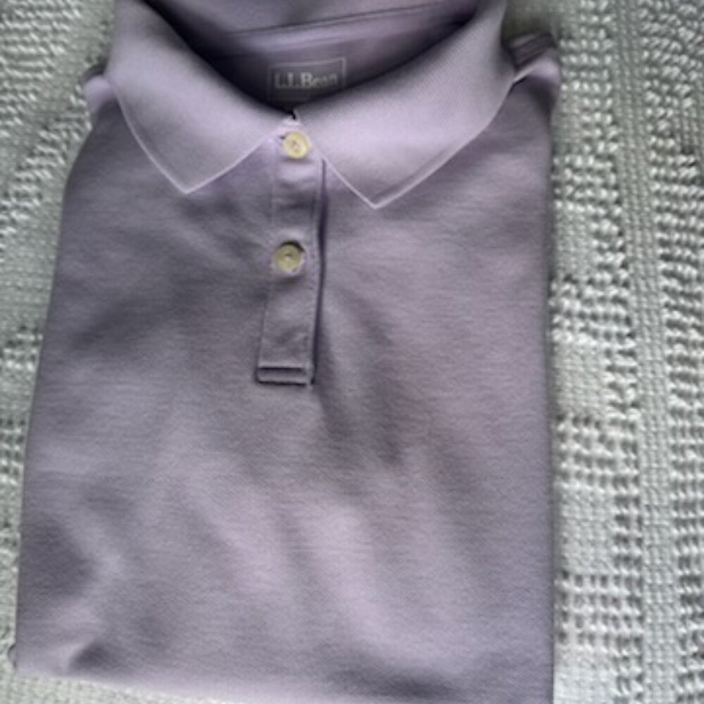 LLBean Cotton Polo Shirt, Relaxed Fit, Medium